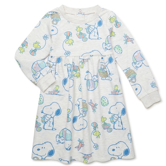Peanuts Dresses Nwt Toddler Girls Snoopy Easter Dress Poshmark